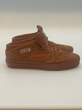 Vans Premium Half Cab 33 Brown Suede Low-Top Sneakers